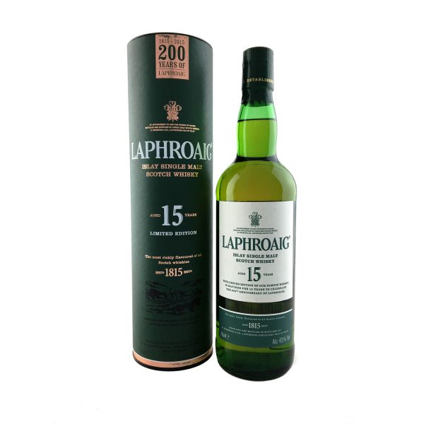 Laphroaig 15 Year Old, Scottish Whisky, The Old Barrelhouse