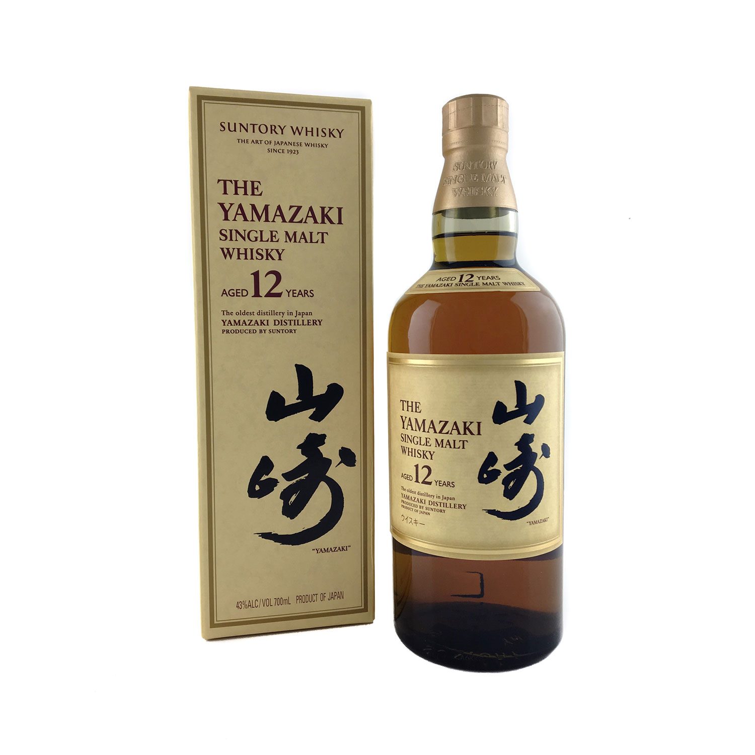 Suntory Yamazaki 12 Year Old Single Malt Whisky 700ml 43