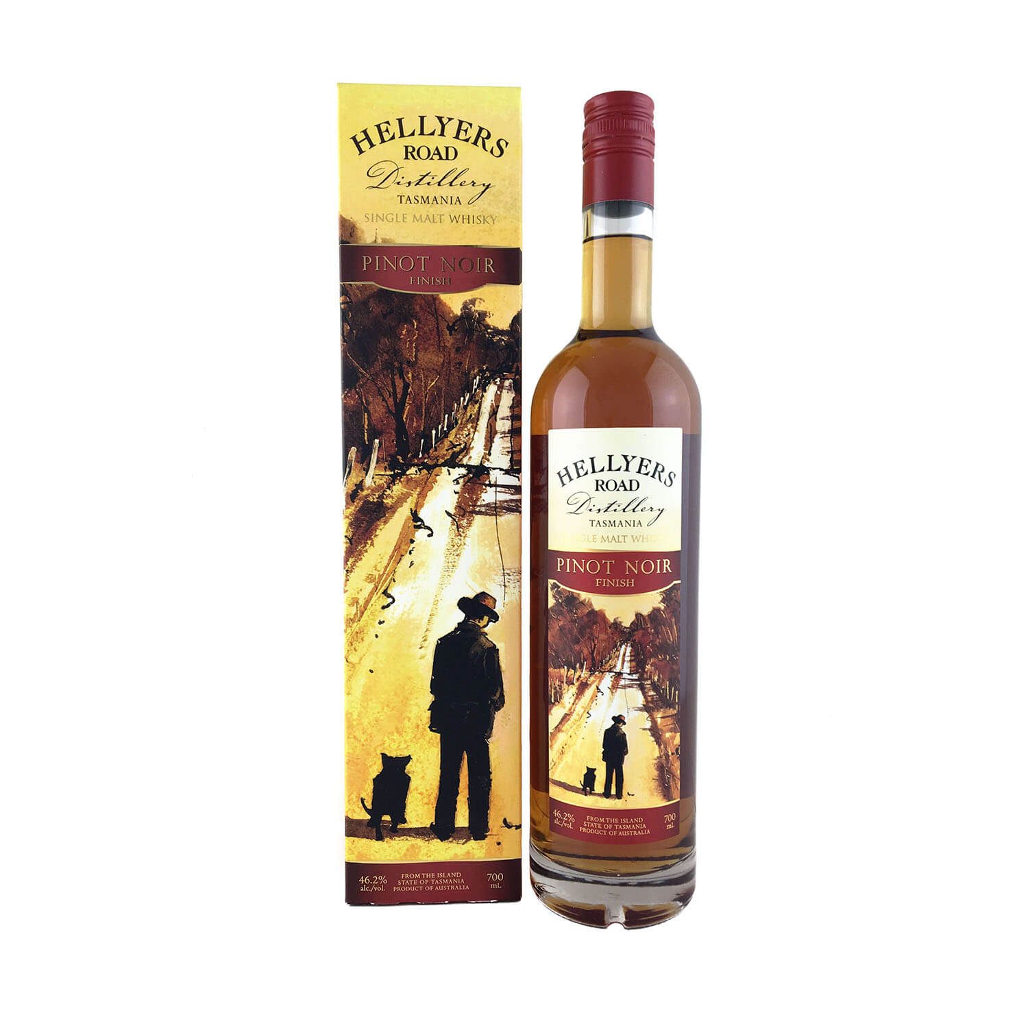 Hellyers Pinot Noir Finish Single Malt Whisky, Australian Whisky, The Old Barrelhouse