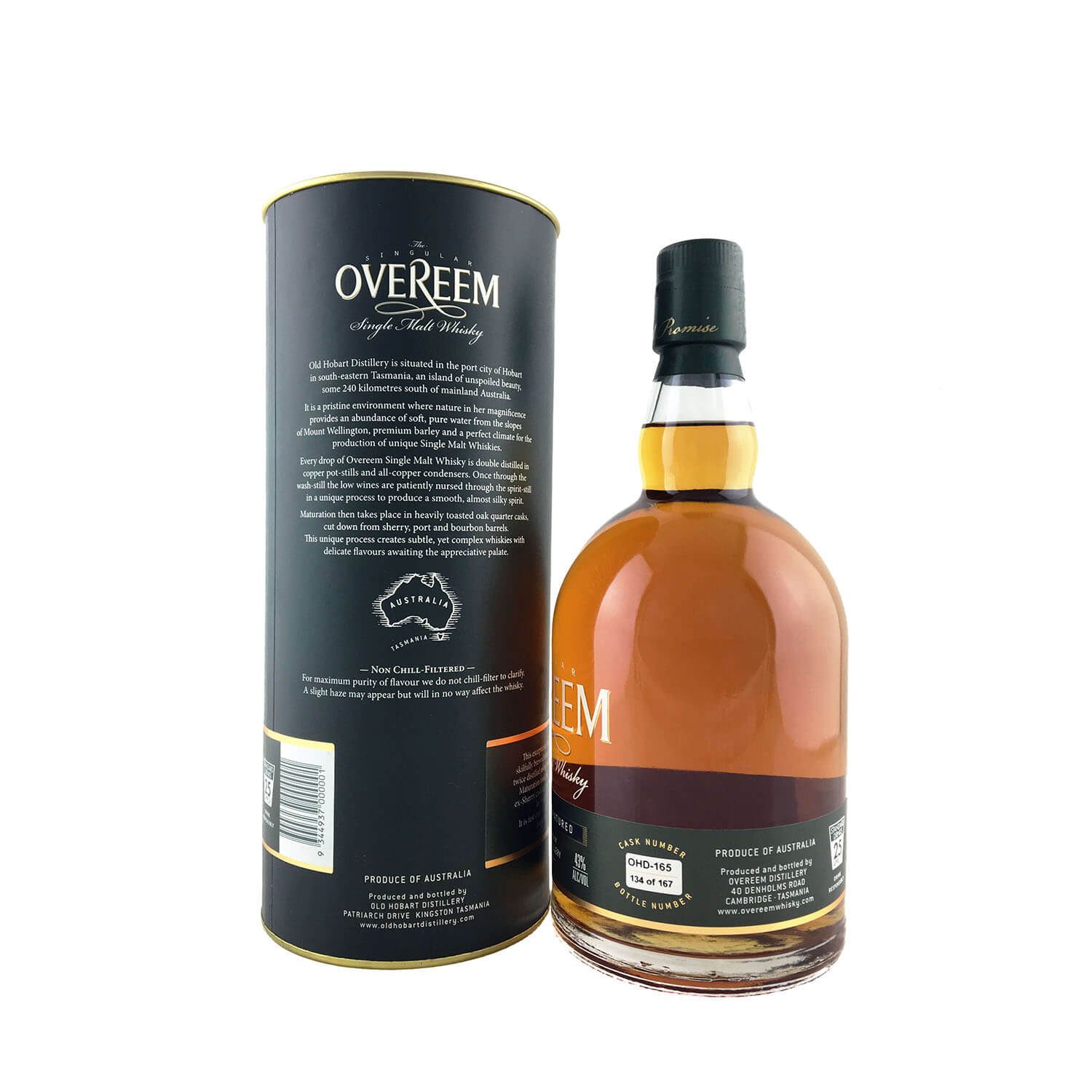 Overeem Sherry Cask Single Malt Whisky, Australian Whisky, The Old Barrelhouse