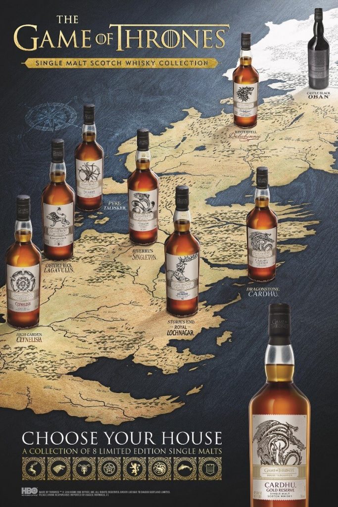 The Game of Thrones Single Malt Scotch Whisky Collection Has Arrived ...