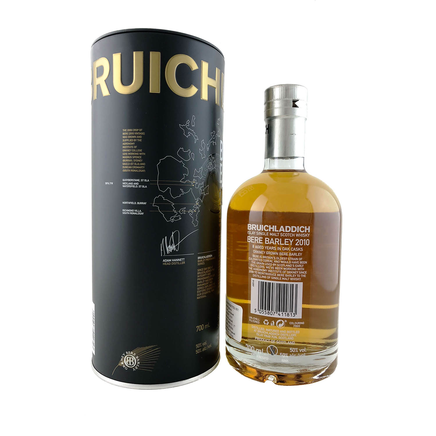 Bruichladdich 2010 Bere Single Malt Whisky 700ml 50% | Old