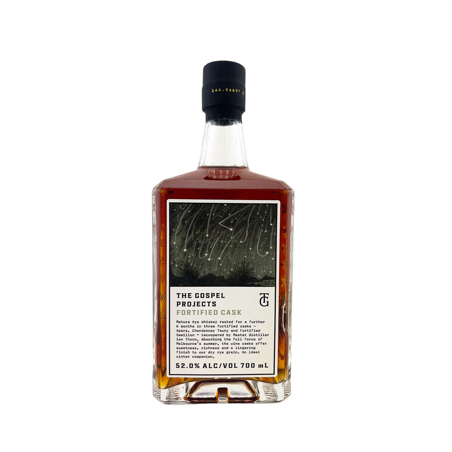 The Gospel Projects Fortified Cask Straight Rye Whiskey, Australian Whisky, The Old Barrelhouse