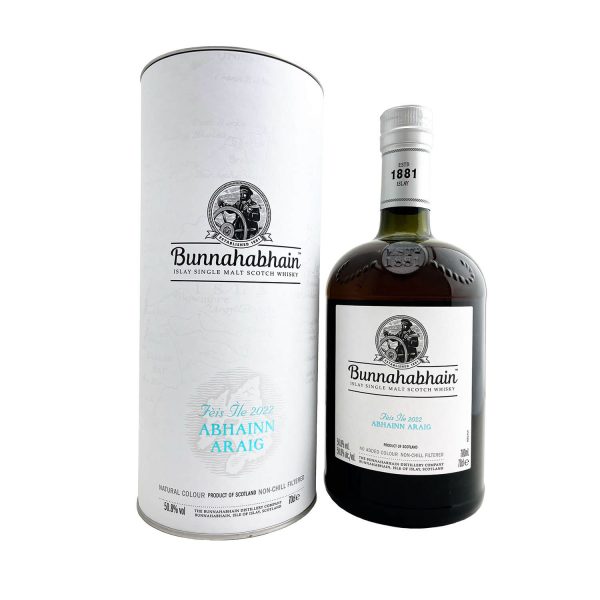 Bunnahabhain Abhainn Araig 2022 Feis Ile Edition, The Old Barrelhouse, Scottish Whisky