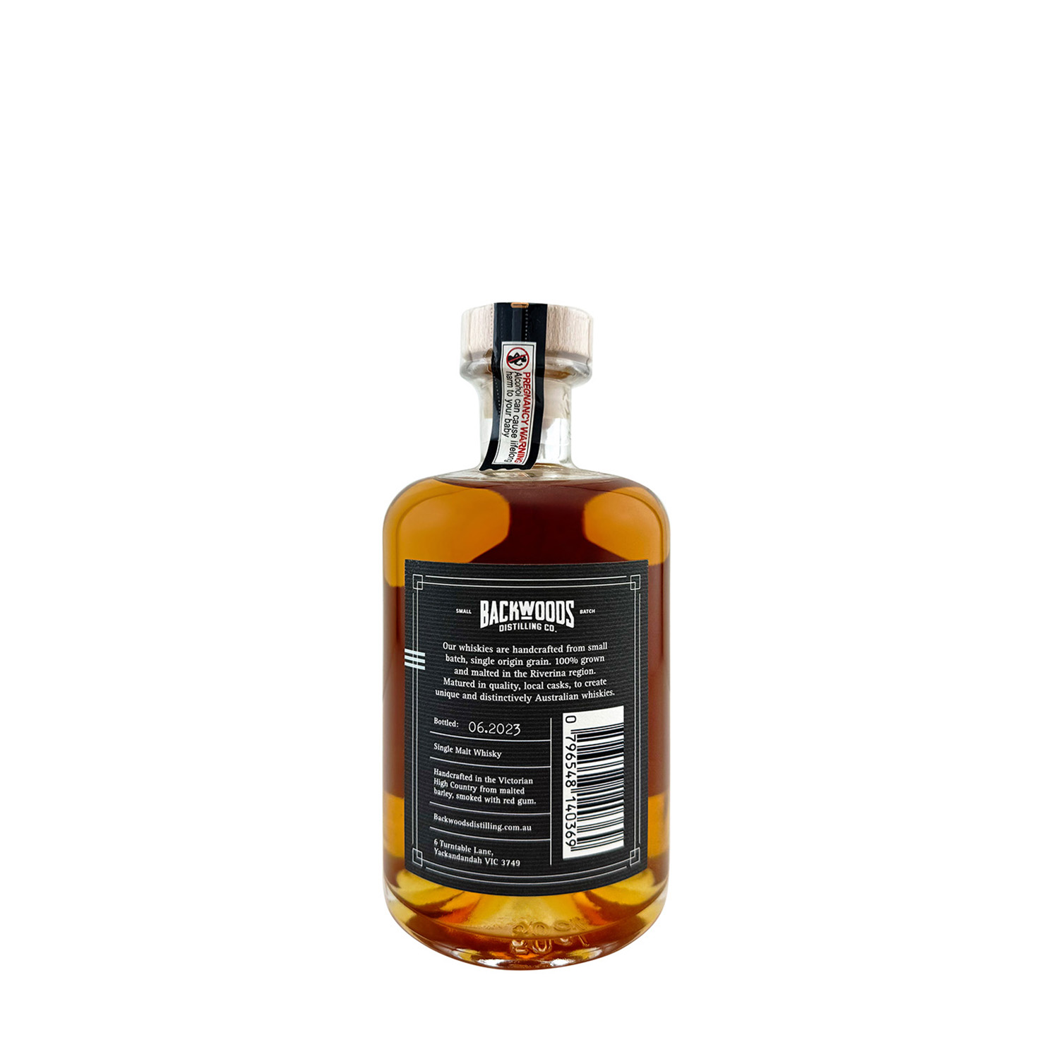 Backwoods Distilling Co. ‘Red Gum Smoke’ Single Malt Whisky 500ml 54.7%